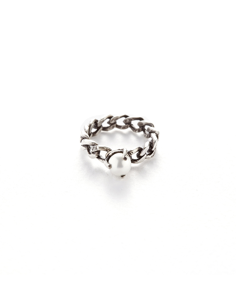 PEARL CHAIN RING