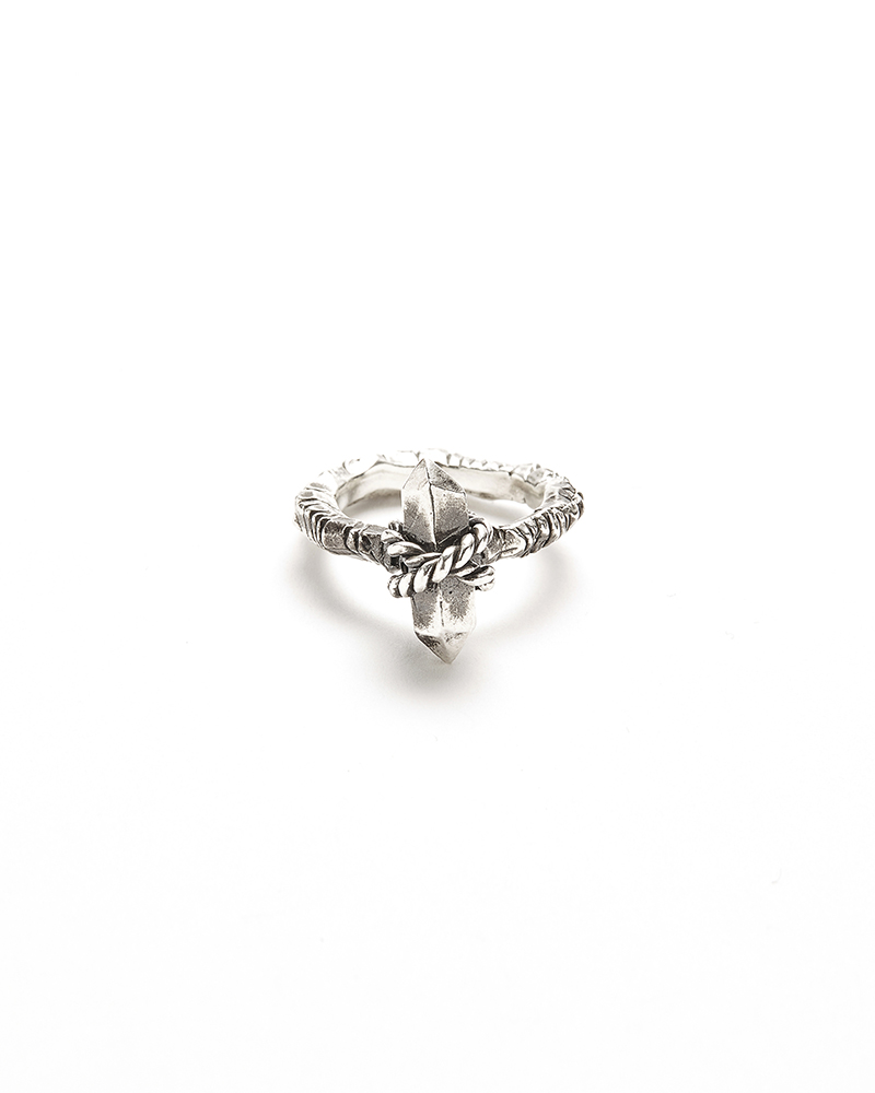 SILVER CRISTAL RING